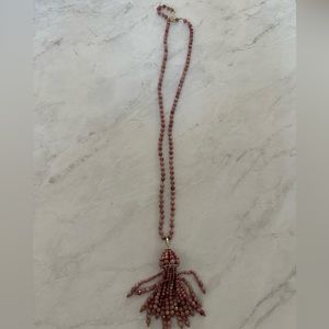 Kendra Scott Sylvia Necklace in Pink Rhodonite